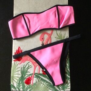 🆕 Hot Pink Neoprene Bikini 🌸🌺🏄🏼‍♀️